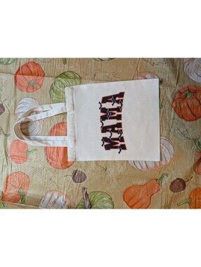 Halloween Mama Canvas Tote Bag – New Without Tags